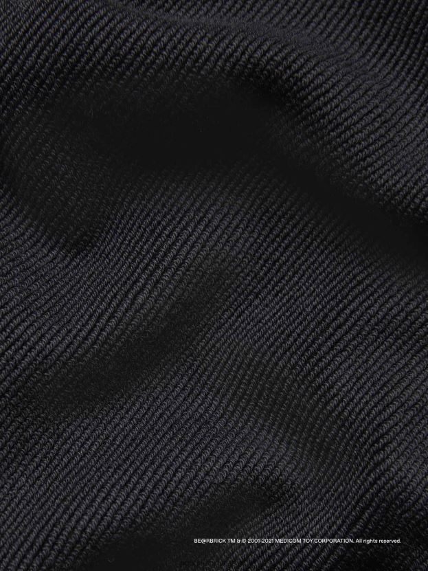 x haroshi be@rbrick mikina s kapucňou deti NXTFX6546 čierna Pangaia oblečenie