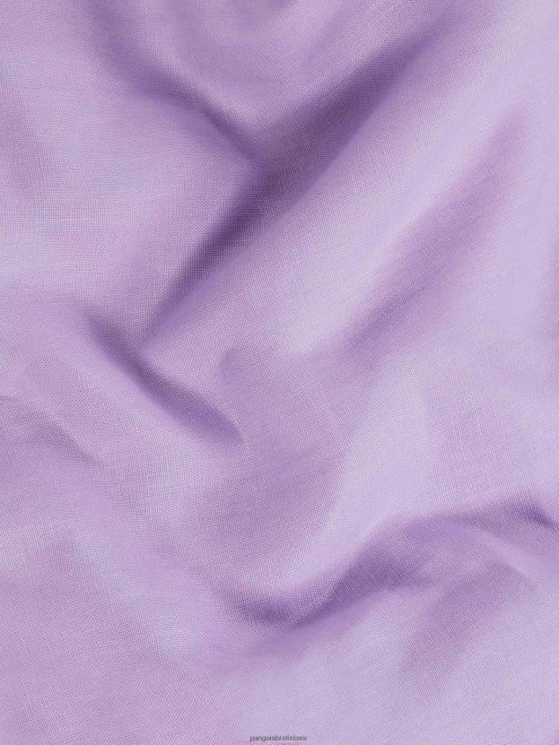 ľanové šortky z aloe deti NXTFX6614 orchidea fialová Pangaia oblečenie