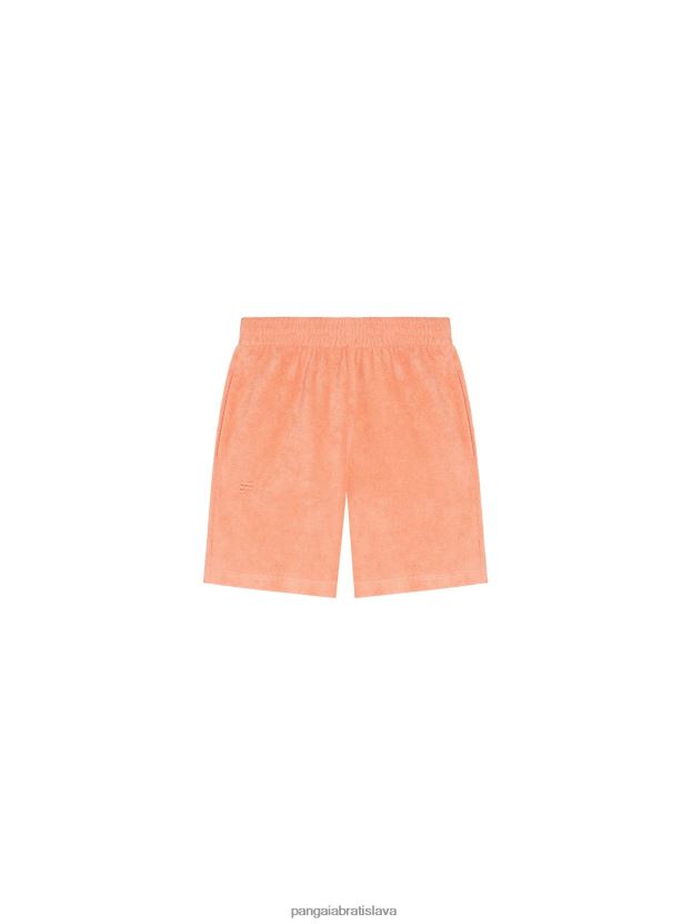 šortky na uteráky deti NXTFX6610 broskyňa perfektná Pangaia oblečenie