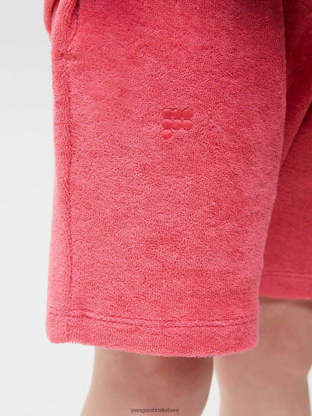 šortky na uteráky deti NXTFX6615 lotosová ružová Pangaia oblečenie