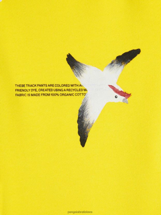 wahp tepláky deti NXTFX6648 šafranovo žltá Pangaia oblečenie