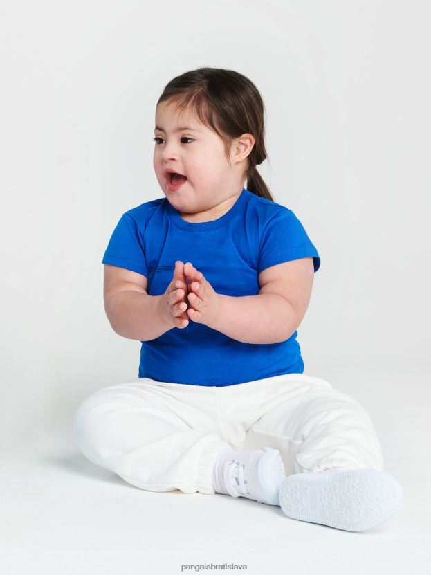 Jadro trička s hustotou 365 strán deti NXTFX6591 kobaltová modrá Pangaia oblečenie