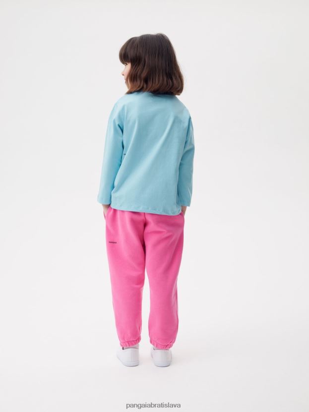 Tričko s dlhým rukávom 365 deti NXTFX6604 nebeská modrá Pangaia oblečenie
