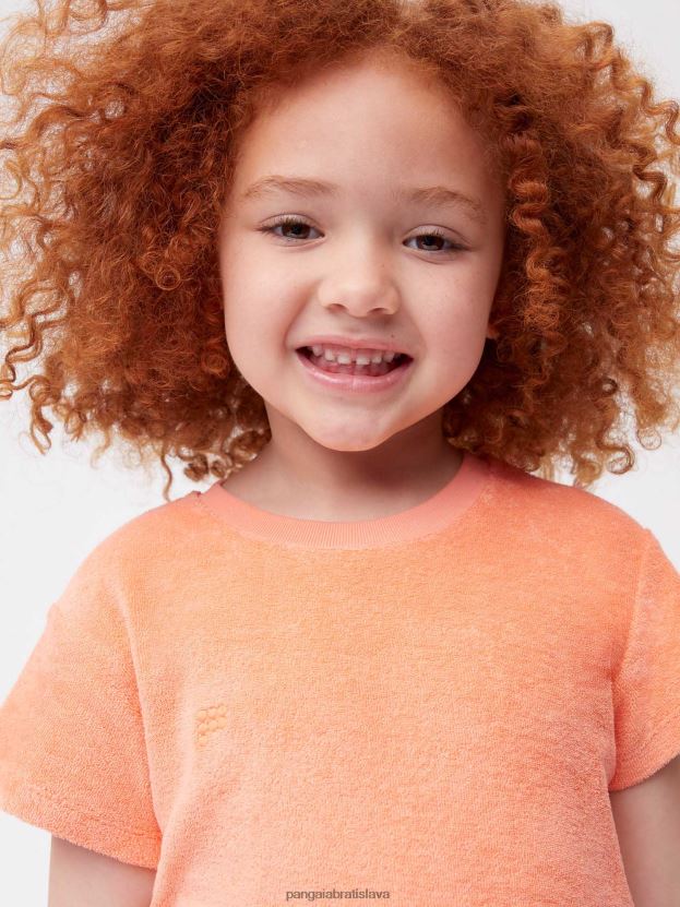 uterákové tričko deti NXTFX6584 broskyňa perfektná Pangaia oblečenie