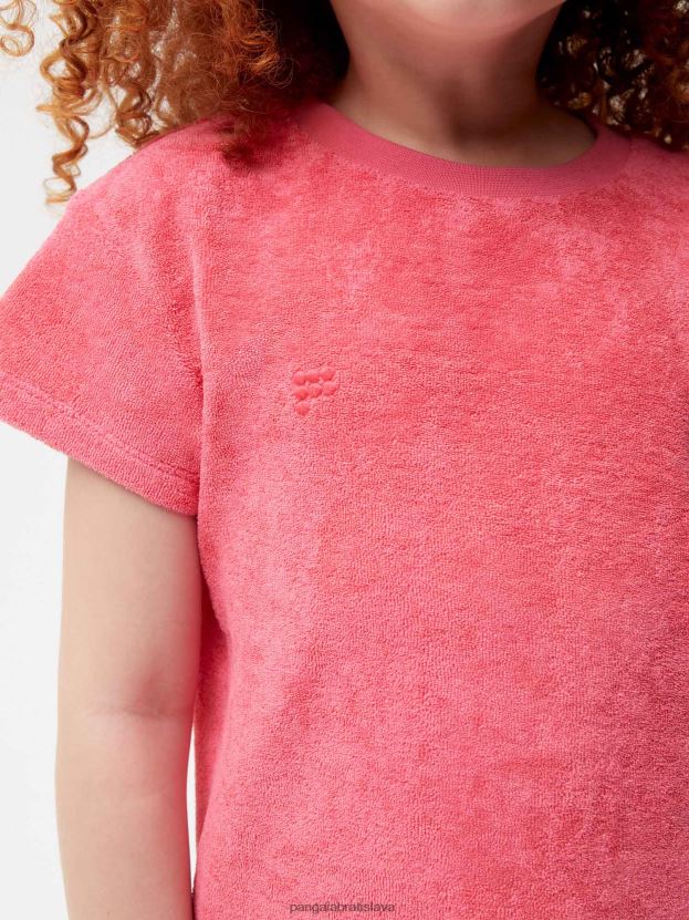 uterákové tričko deti NXTFX6589 lotosová ružová Pangaia oblečenie