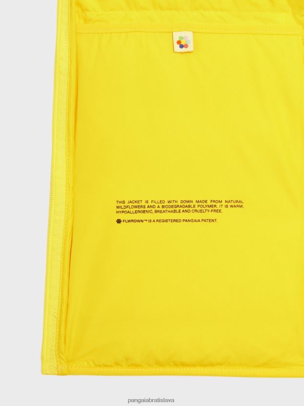 flwrdwn lite puffer bunda muži NXTFX6537 šafranovo žltá Pangaia oblečenie
