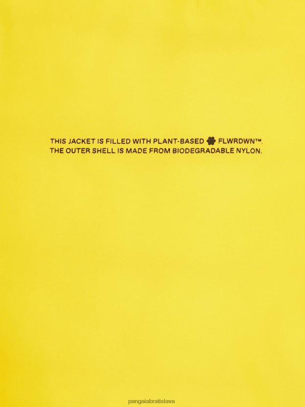 flwrdwn lite puffer vesta muži NXTFX6535 šafranovo žltá Pangaia oblečenie