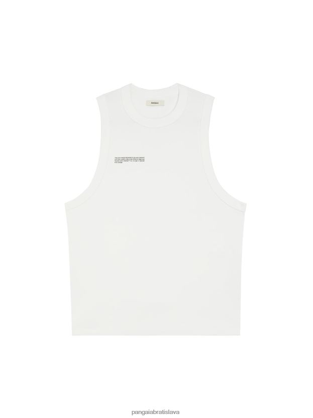 tielko z recyklovanej bavlny muži NXTFX6523 sivobiely Pangaia oblečenie