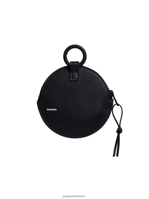 kruhová peňaženka na biologickej báze unisex NXTFX6677 čierna Pangaia príslušenstvo
