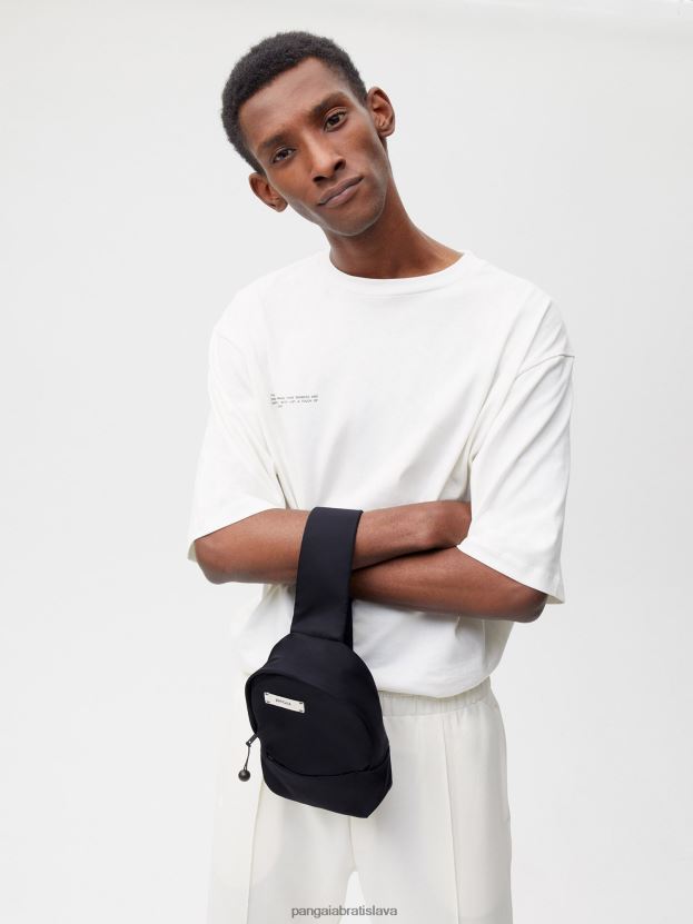 mini batoh unisex NXTFX6671 čierna Pangaia príslušenstvo