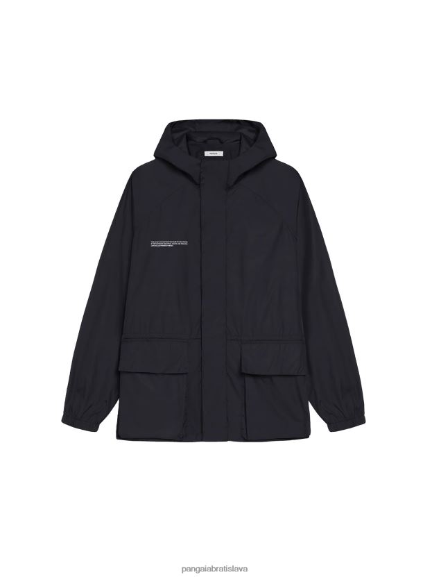 bunda z recyklovaného nylonového farebného bloku ženy NXTFX6454 čierna Pangaia oblečenie