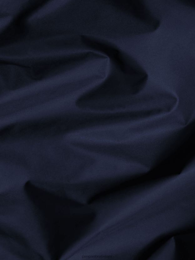 bunda z recyklovaného nylonového farebného bloku ženy NXTFX6481 námornícka modrá Pangaia oblečenie