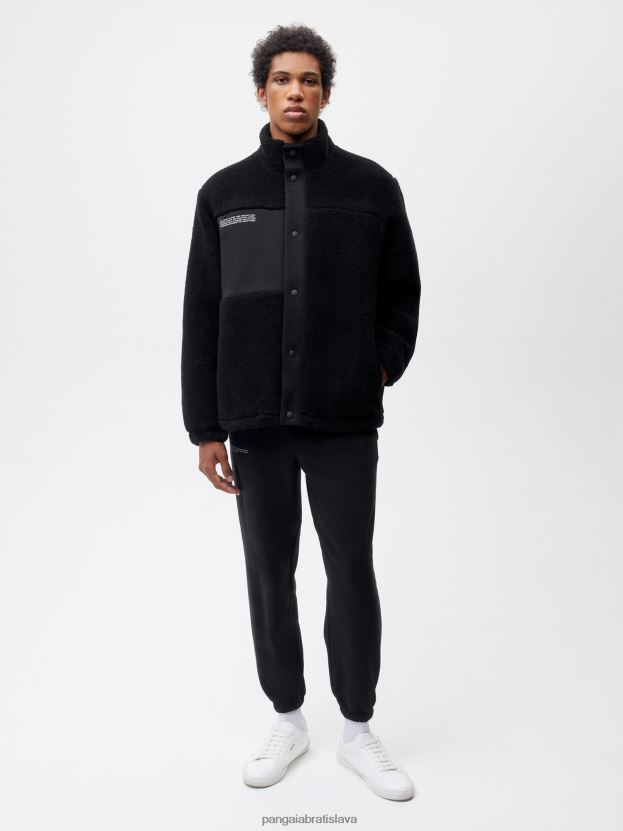 fleecová bunda z recyklovanej vlny ženy NXTFX6472 čierna Pangaia oblečenie