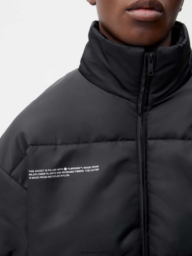 flwrdwn bomber bunda ženy NXTFX6467 čierna Pangaia oblečenie