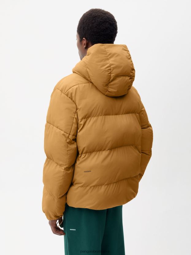 flwrdwn obojstranná bunda ženy NXTFX6461 olistenie zelené/medenohnedé Pangaia oblečenie