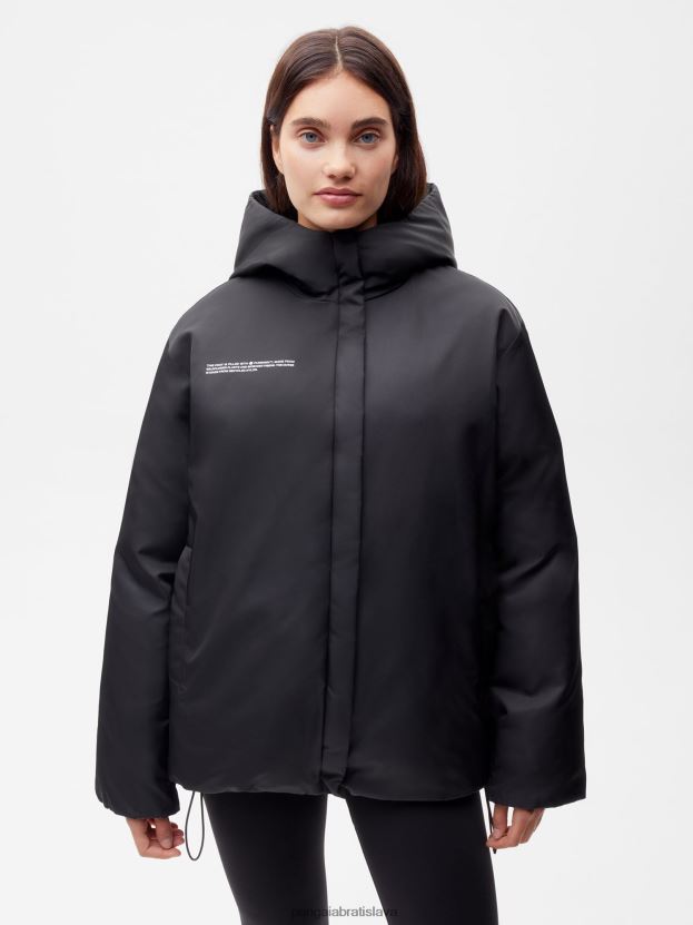 flwrdwn obojstranná bunda ženy NXTFX6462 čierna Pangaia oblečenie