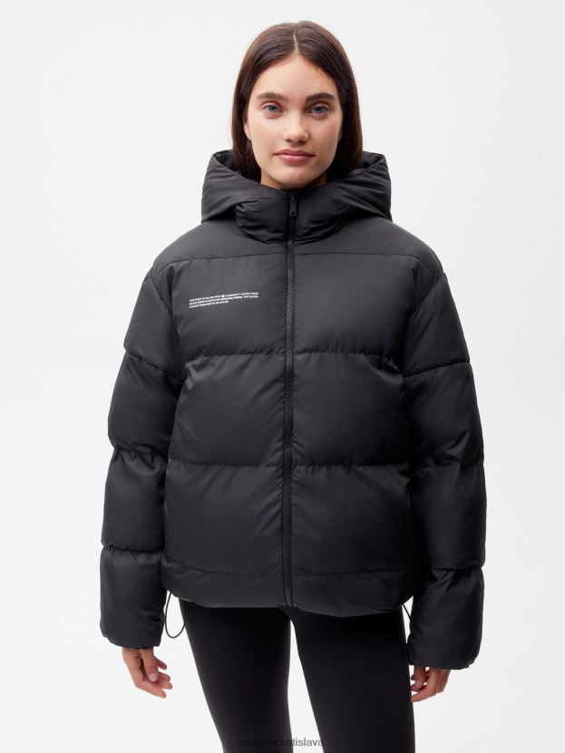 flwrdwn obojstranná bunda ženy NXTFX6462 čierna Pangaia oblečenie