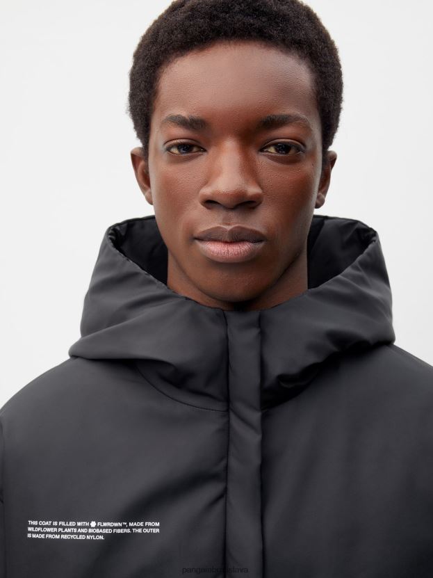 flwrdwn obojstranná bunda ženy NXTFX6462 čierna Pangaia oblečenie