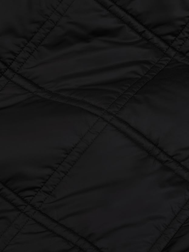 flwrdwn prešívaná vesta ženy NXTFX6478 čierna Pangaia oblečenie