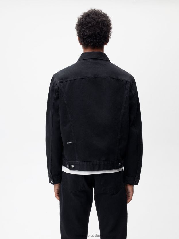 žihľavová džínsová bunda ženy NXTFX6405 čierna Pangaia oblečenie