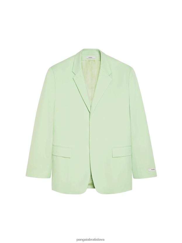 nadrozmerné sako na mieru z organickej bavlny ženy NXTFX6471 pistácie Pangaia oblečenie