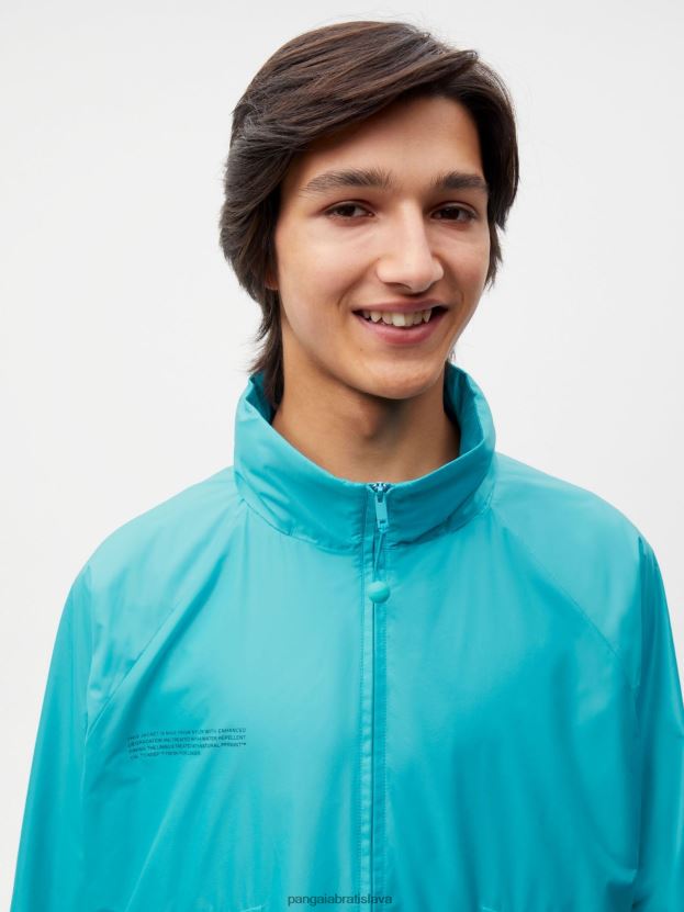 nylonová bunda so zvýšenou degradáciou ženy NXTFX6492 pávie modrá Pangaia oblečenie