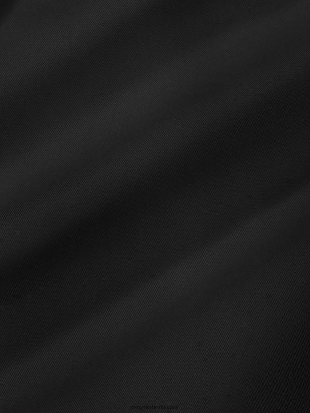 trenčkot z organickej bavlny ženy NXTFX6468 čierna Pangaia oblečenie