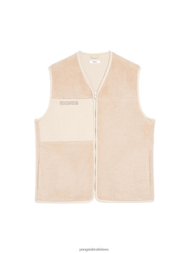 vesta z recyklovanej vlny ženy NXTFX6444 piesku Pangaia oblečenie