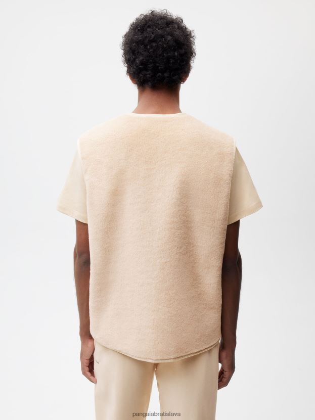 vesta z recyklovanej vlny ženy NXTFX6444 piesku Pangaia oblečenie