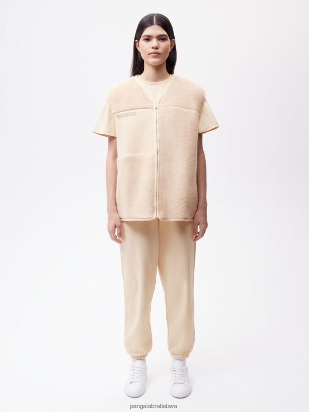 vesta z recyklovanej vlny ženy NXTFX6444 piesku Pangaia oblečenie