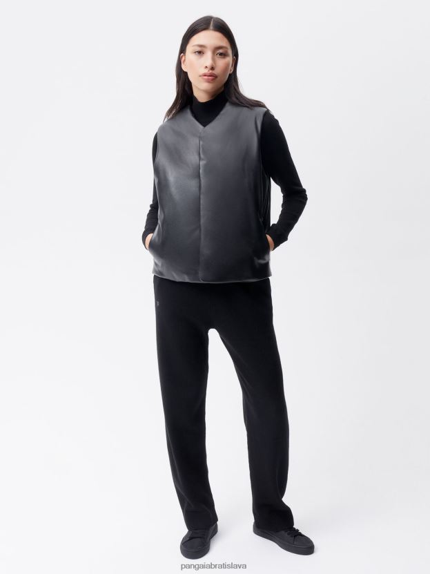 vzdušná vesta ženy NXTFX6442 čierna Pangaia oblečenie