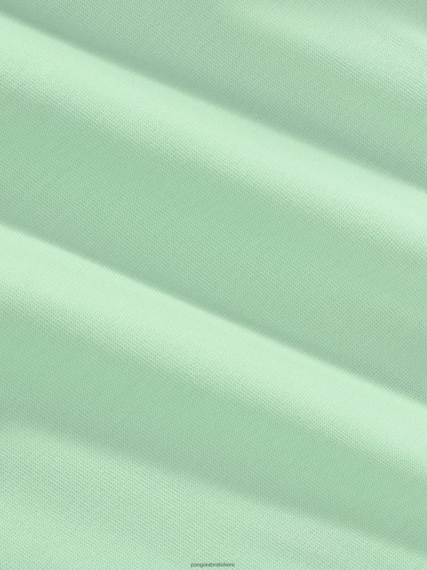 pyžamová košeľa z organickej bavlny ženy NXTFX6430 lagúna zelená Pangaia oblečenie