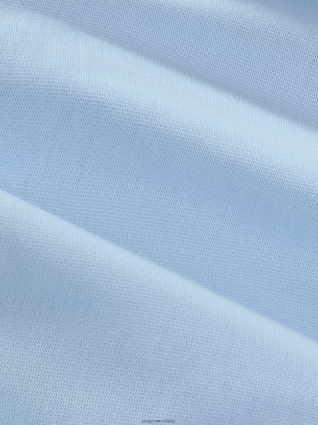 pyžamová košeľa z organickej bavlny ženy NXTFX6437 mesačný kameň modrý Pangaia oblečenie