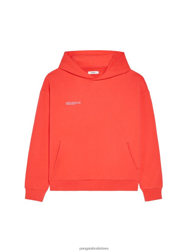 365 mikina s kapucňou ženy NXTFX640 dračie ovocie červené Pangaia oblečenie