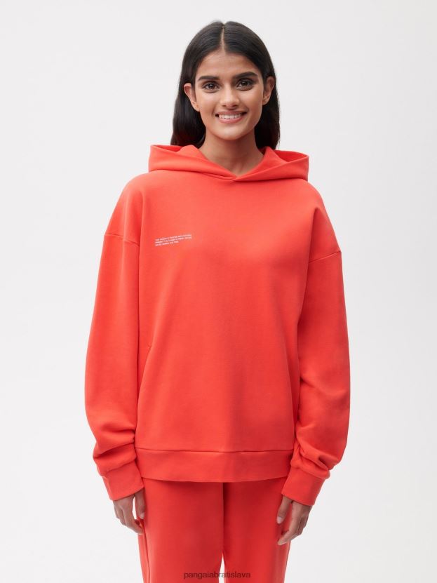365 mikina s kapucňou ženy NXTFX640 dračie ovocie červené Pangaia oblečenie