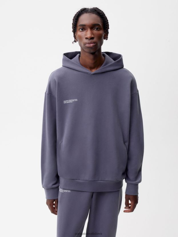 365 mikina s kapucňou ženy NXTFX670 bridlicovo modrá Pangaia oblečenie