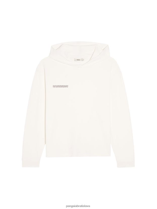 Oblečenie z organickej bavlny s c-vláknom ženy NXTFX6509 sivobiely Pangaia oblečenie