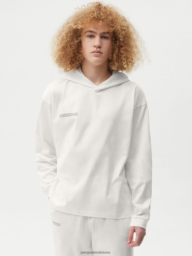 Oblečenie z organickej bavlny s c-vláknom ženy NXTFX6509 sivobiely Pangaia oblečenie