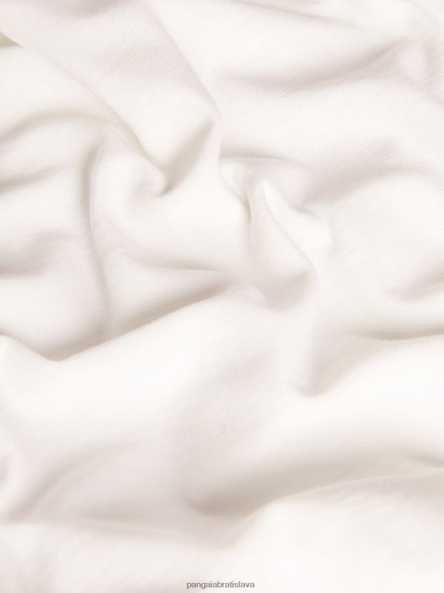 Oblečenie z organickej bavlny s c-vláknom ženy NXTFX6509 sivobiely Pangaia oblečenie