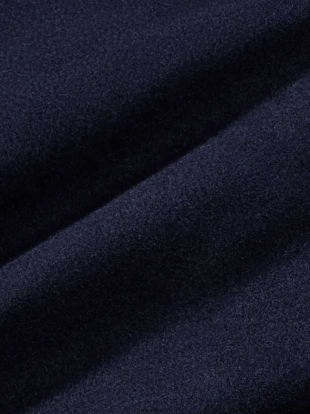 džersejová mikina z recyklovanej vlny - tmavomodrá ženy NXTFX660 námornícka modrá Pangaia oblečenie