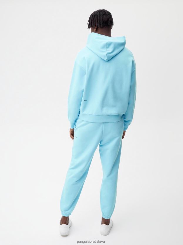 podpisová mikina s kapucňou ženy NXTFX647 nebeská modrá Pangaia oblečenie