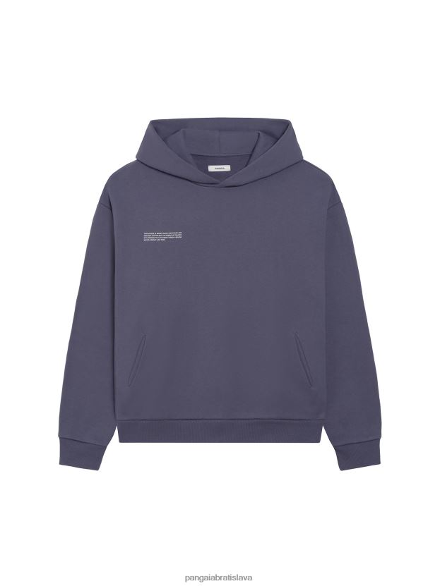 podpisová mikina s kapucňou ženy NXTFX64 bridlicovo modrá Pangaia oblečenie