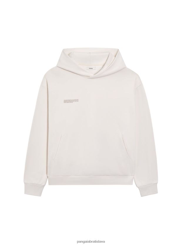 v konverznej bavlnenej mikine s kapucňou ženy NXTFX655 bavlna biela Pangaia oblečenie