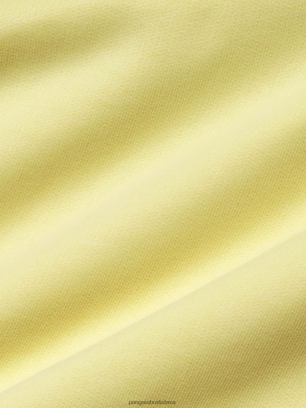 v konverznej bavlnenej mikine s kapucňou ženy NXTFX665 slnečný lúč žltý Pangaia oblečenie