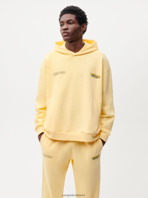 x roberto lugo 365 mikina s kapucňou ženy NXTFX658 masliaková žltá Pangaia oblečenie