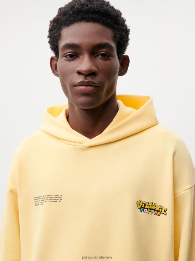 x roberto lugo 365 mikina s kapucňou ženy NXTFX658 masliaková žltá Pangaia oblečenie