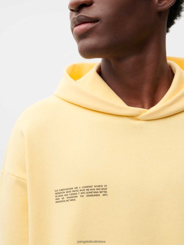 x roberto lugo 365 mikina s kapucňou ženy NXTFX658 masliaková žltá Pangaia oblečenie