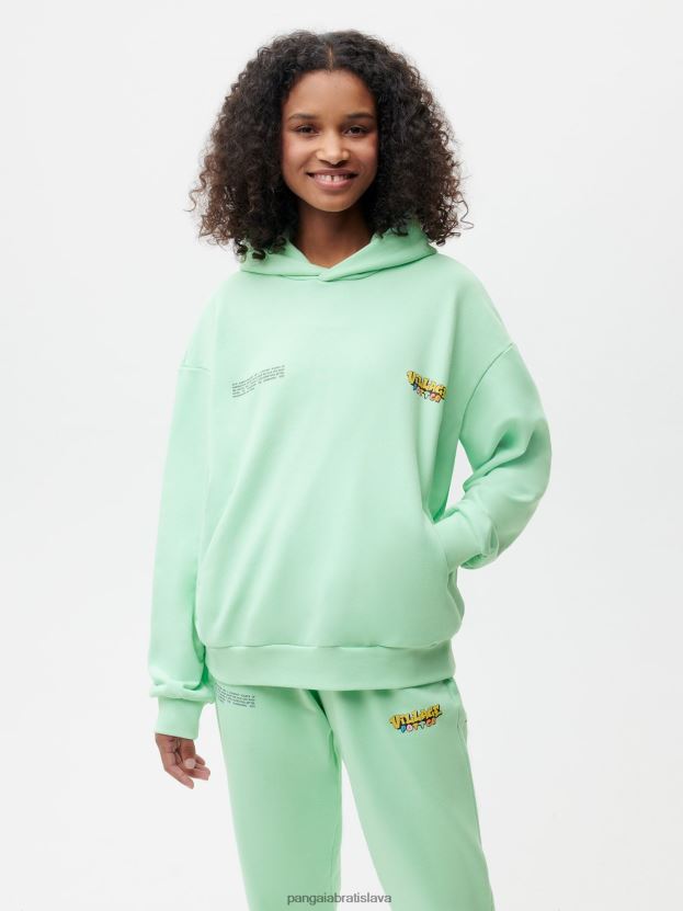 x roberto lugo 365 mikina s kapucňou ženy NXTFX661 lagúnová modrá Pangaia oblečenie