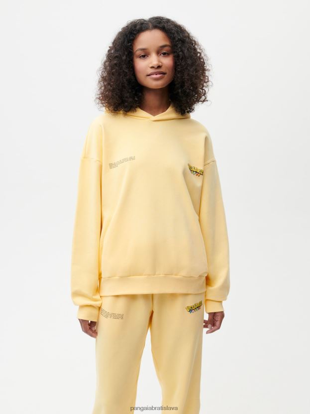 x roberto lugo 365 mikina s kapucňou ženy NXTFX664 masliaková žltá Pangaia oblečenie