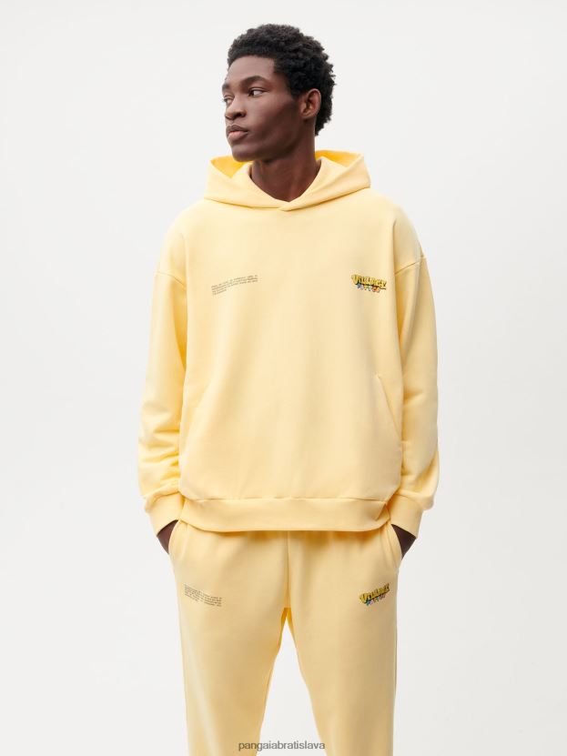 x roberto lugo 365 mikina s kapucňou ženy NXTFX664 masliaková žltá Pangaia oblečenie